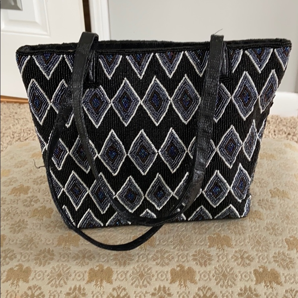 Beaded  tote- never used